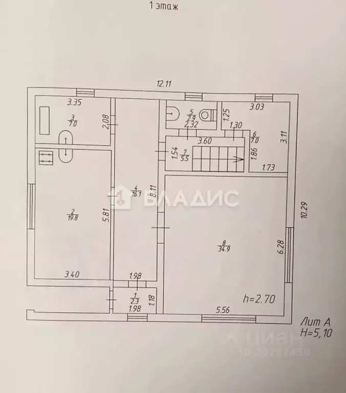 Дом в Калужская область, с. Барятино ул. 326 Стрелковой дивизии, 31 ... - Фото 2