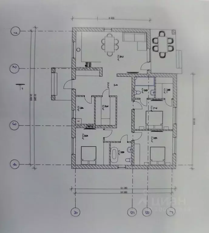 Дом в Саратовская область, Энгельсский район, Новопушкинское ... - Фото 2