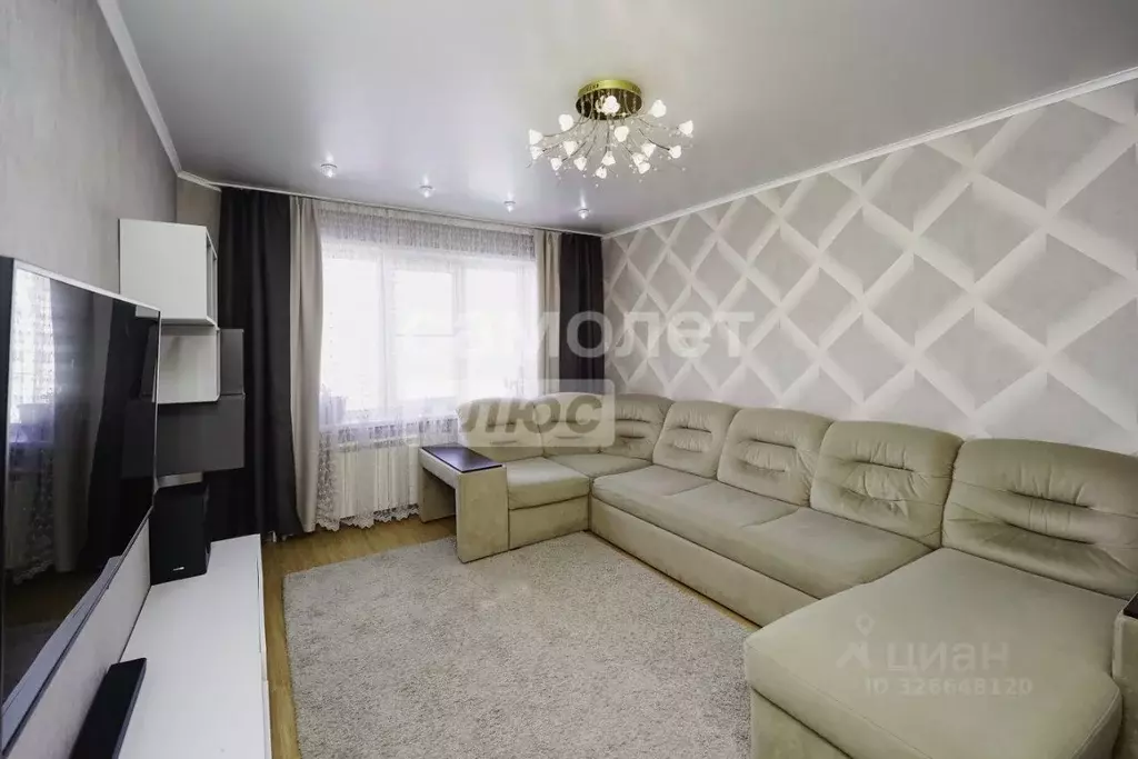 3-к кв. Омская область, Омск 6-й мкр, бул. Зеленый, 8 (63.4 м) - Фото 1