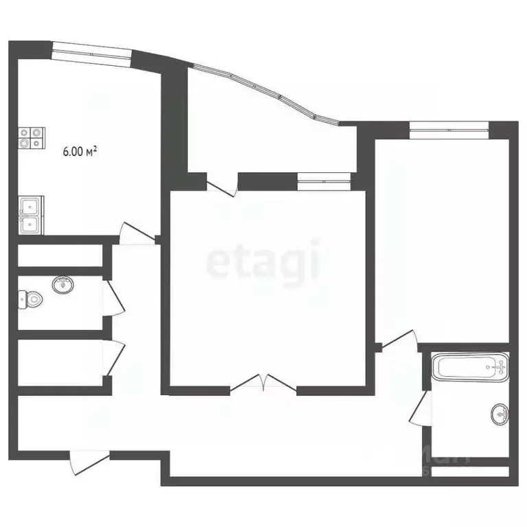 3-к кв. Московская область, Красногорск бул. Павшинский, 40 (96.0 м) - Фото 1