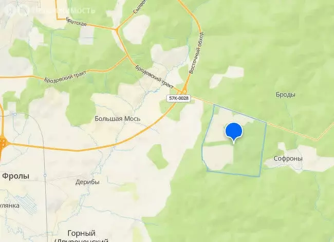 Участок в Пермь, улица Бродовское Кольцо (6.6 м) - Фото 2