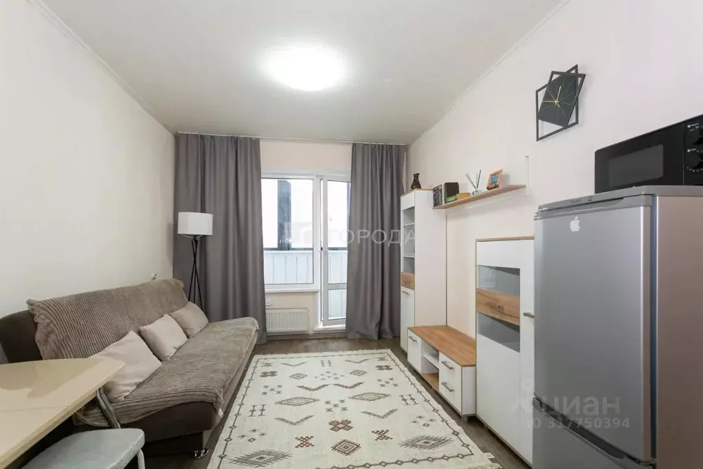 Студия Новосибирская область, Новосибирск ул. Ясный Берег, 25 (27.0 м) - Фото 0