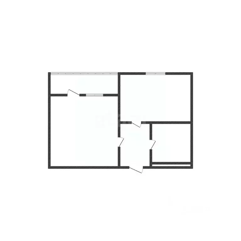 1-к кв. Белгородская область, Белгород ул. Каштановая, 6 (32.6 м) - Фото 2