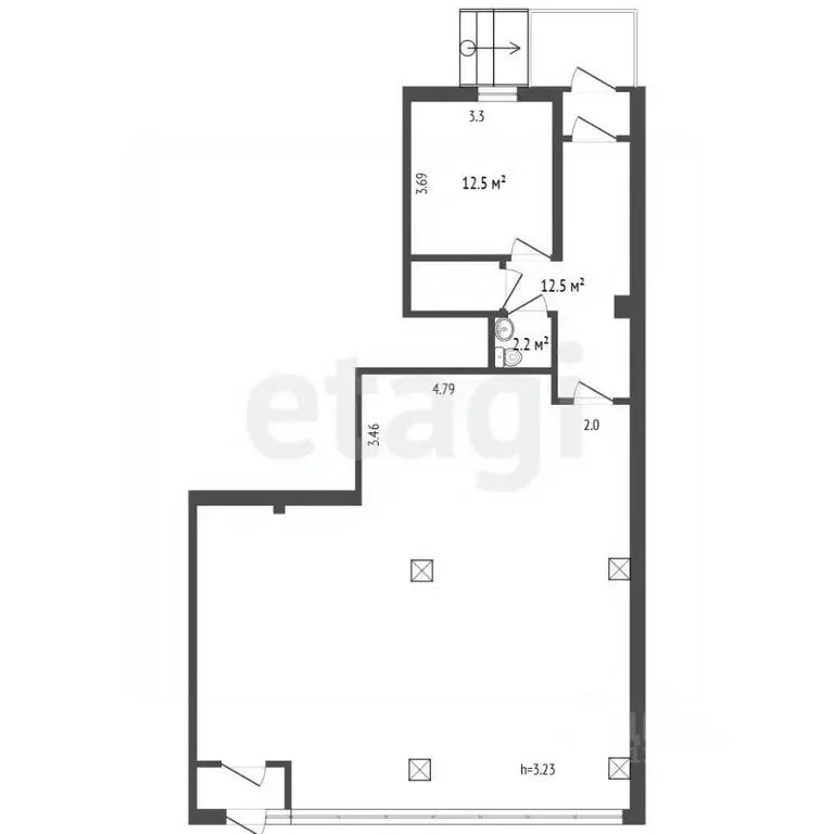 Помещение свободного назначения в Калужская область, Калуга ул. ... - Фото 0