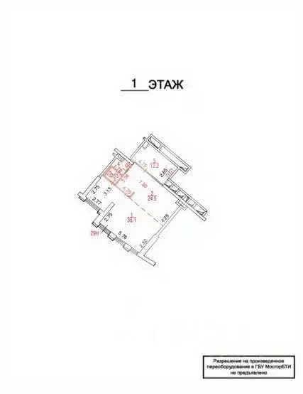 Помещение свободного назначения в Москва ул. Лобачевского, 120к1 (78 ... - Фото 2