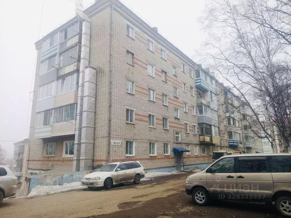 1-к кв. Хабаровский край, Ванино рп ул. 6-я Линия, 3 (30.0 м) - Фото 2