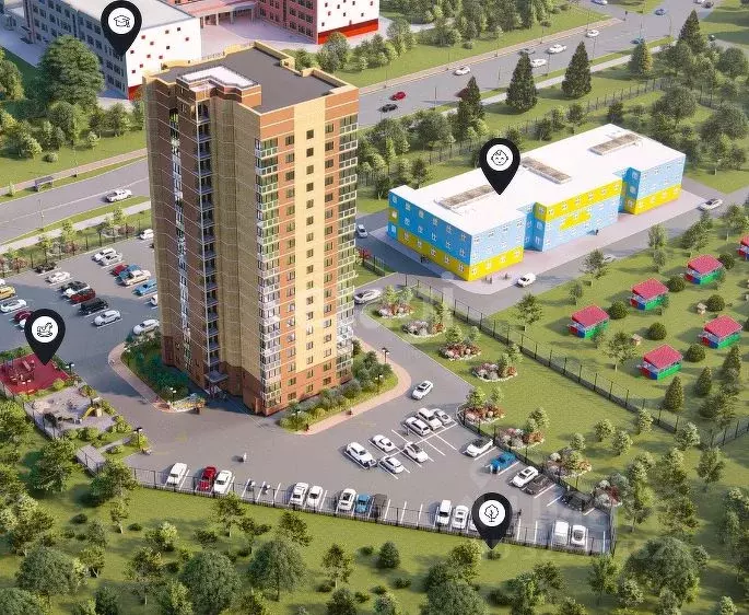 2-к кв. Калужская область, Калуга ул. Серафима Туликова, 4 (68.84 м) - Фото 1