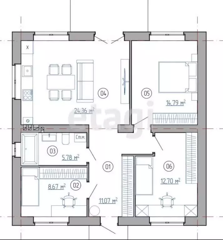 Дом в Кострома, Заволжский район (90 м) - Фото 1