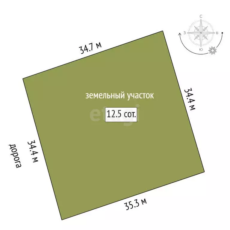 Участок в Каменка, улица Александра Танюхина (12.5 м) - Фото 0