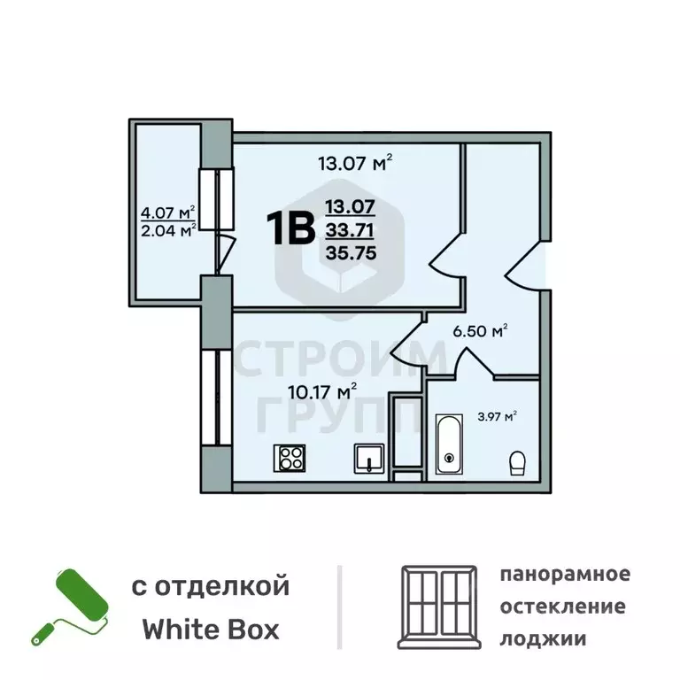 1-к кв. Владимирская область, Владимир ул. Нижняя Дуброва, 49А (35.75 ... - Фото 0