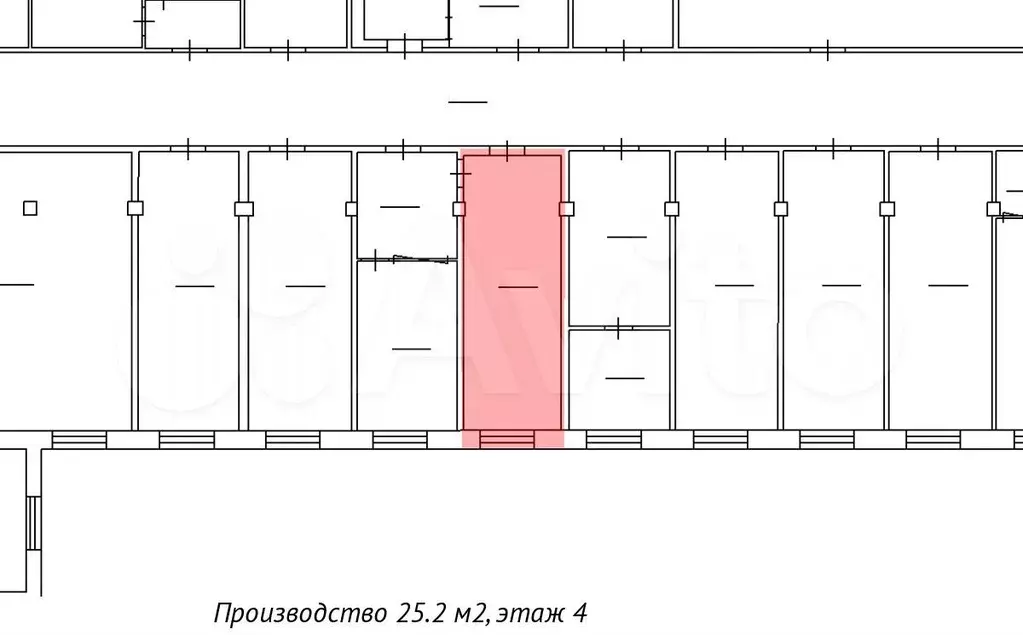 Мастерская 25.2 м2, 4 этаж, выделенная электроэнергия - Фото 0