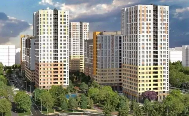 1-к кв. Омская область, Омск Заозерный мкр, Королев Парк-квартал, 1 ... - Фото 1