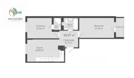 2-к кв. Крым, Евпатория ул. Имени 60-летия Октября, 23 (58.9 м) - Фото 1