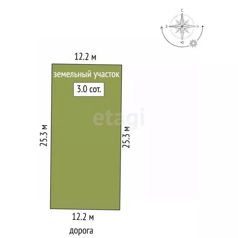 Участок в Крым, Симферопольский район, Добровское с/пос, Яблонька СНТ  ... - Фото 1