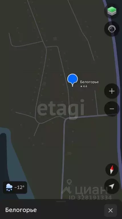 Участок в Амурская область, Благовещенск городской округ, с. Белогорье ... - Фото 2