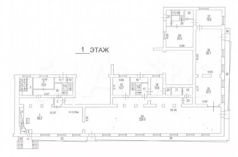 Продажа помещения (ПСН) 1 144,6 м2 м. Красносельск - Фото 1