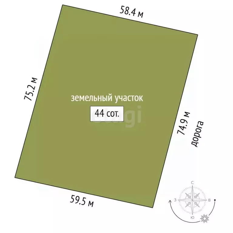 Участок в Пермский край, Добрянский муниципальный округ, с. Шемети  ... - Фото 1