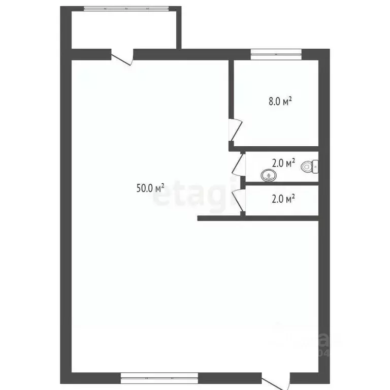 Помещение свободного назначения в Севастополь просп. Октябрьской ... - Фото 2