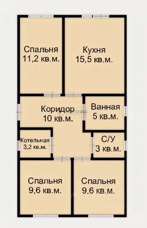 Дом в Краснодарский край, Северская ст-ца ул. Веселая (70 м) - Фото 2