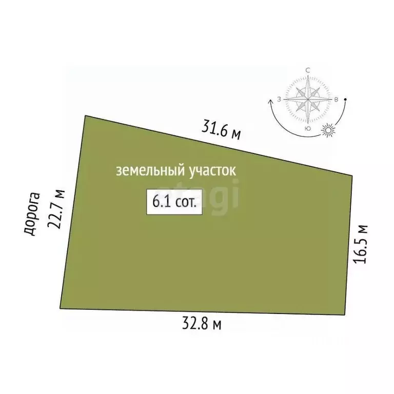 Участок в Крым, Ленинский район, Семисотское с/пос, с. Каменское ул. ... - Фото 2