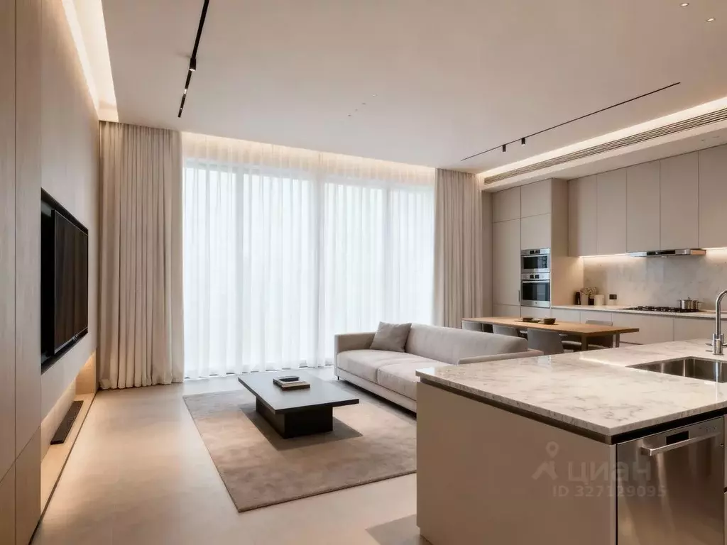 3-к кв. Москва Краснопресненская наб., 14Ак2 (95.0 м) - Фото 1