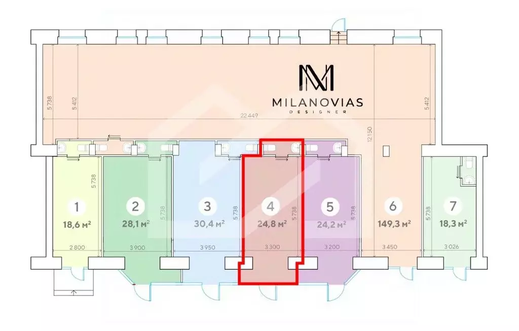 Торговая площадь в Москва Ленинский просп., 62/1 (25 м) - Фото 2