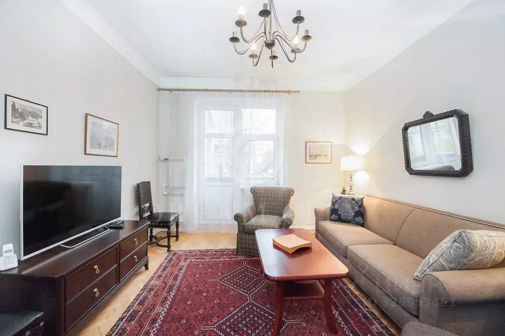 3-к кв. Москва ул. Спиридоновка, 24/1 (73.0 м) - Фото 2