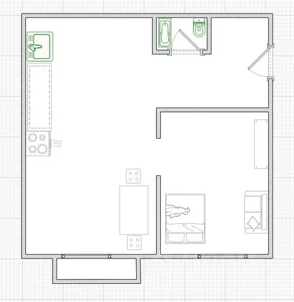 1-к кв. Хабаровский край, Хабаровск ул. Ленина, 56А (35.0 м) - Фото 2