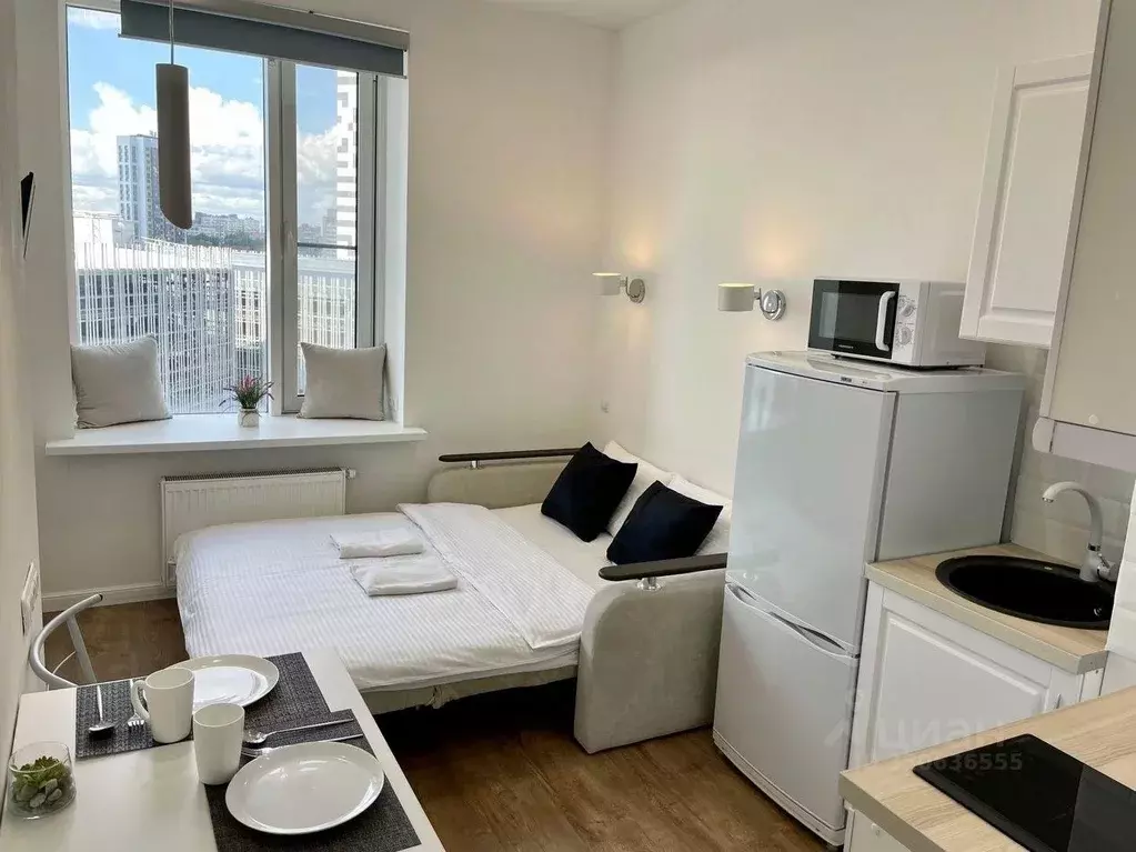 Студия Москва ул. Корабельная, 6 (19.0 м) - Фото 2