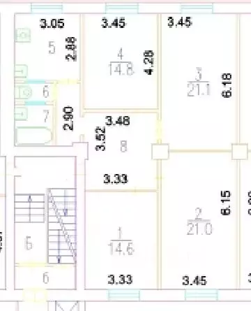 4-к кв. Москва 3-я Владимирская ул., 18 (100.4 м) - Фото 0