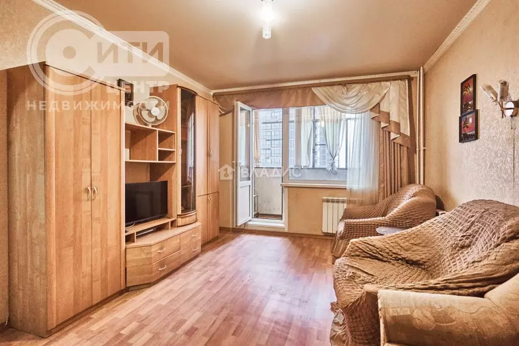 1-к кв. Воронежская область, Воронеж ул. Суворова, 116А (33.6 м) - Фото 1