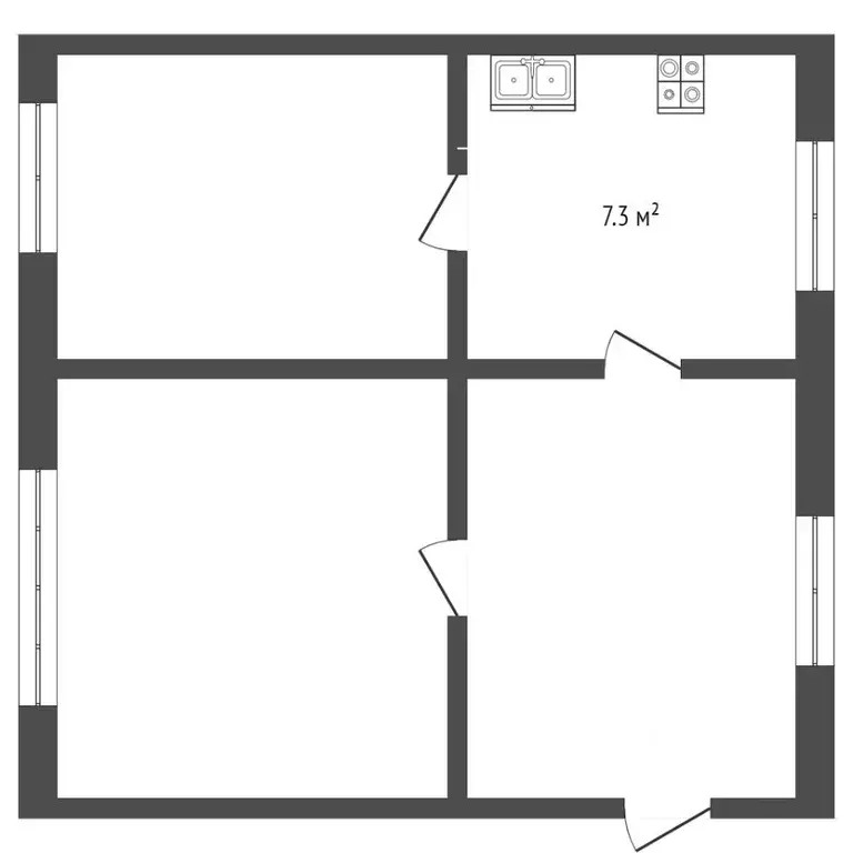 2-к кв. Севастополь, Севастополь, Балаклава г. ул. Герасима Рубцова, ... - Фото 2