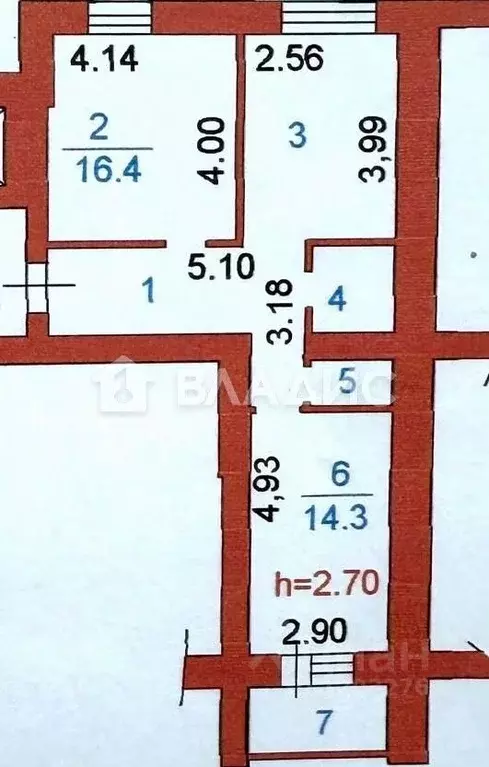 2-к кв. Пензенская область, Пенза ул. Антонова, 16 (60.0 м) - Фото 2
