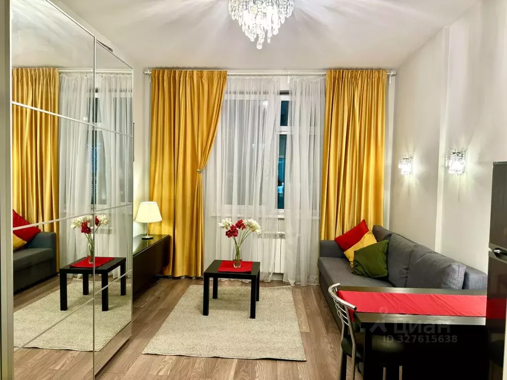 Студия Москва Береговой проезд, 1А (35.0 м) - Фото 1