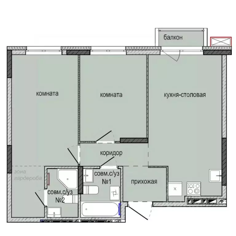 2-к кв. Удмуртия, Ижевск Культбаза жилрайон, 8-й мкр, Ежевика жилой ... - Фото 0