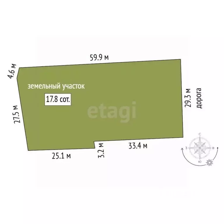 Участок в Томская область, Шегарское с/пос, с. Мельниково ул. ... - Фото 2