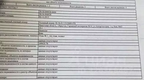 Гараж в Иркутская область, Иркутск ул. Ангаргэсстроя, 1А (24 м) - Фото 1