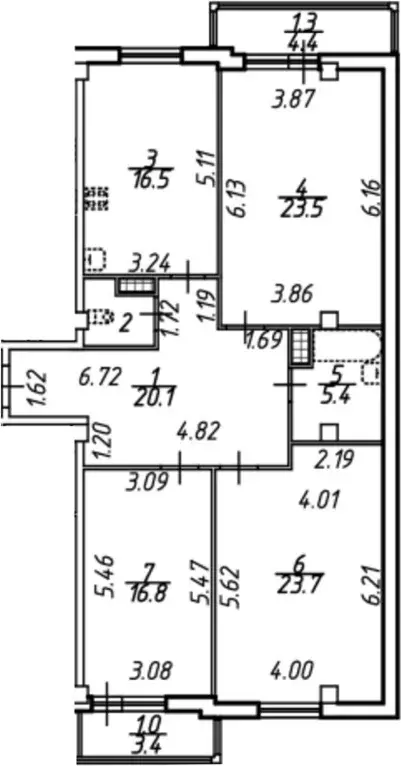 Продаётся 3-к квартира, 108 м - Фото 1
