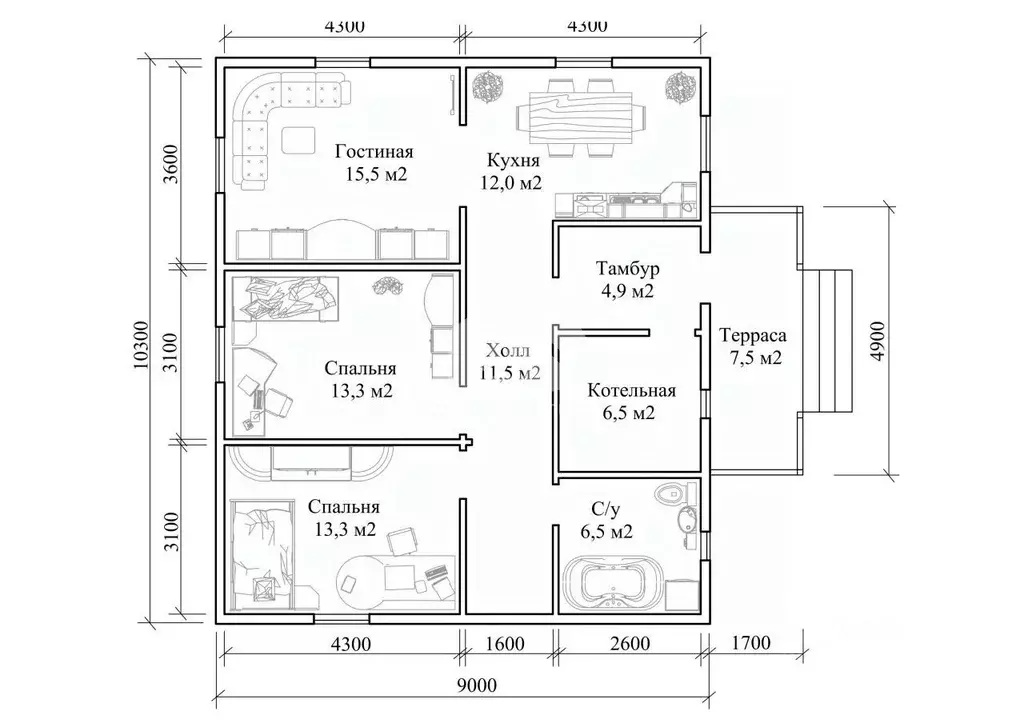 Дом в Новосибирская область, Новосибирский район, Толмачевский ... - Фото 2