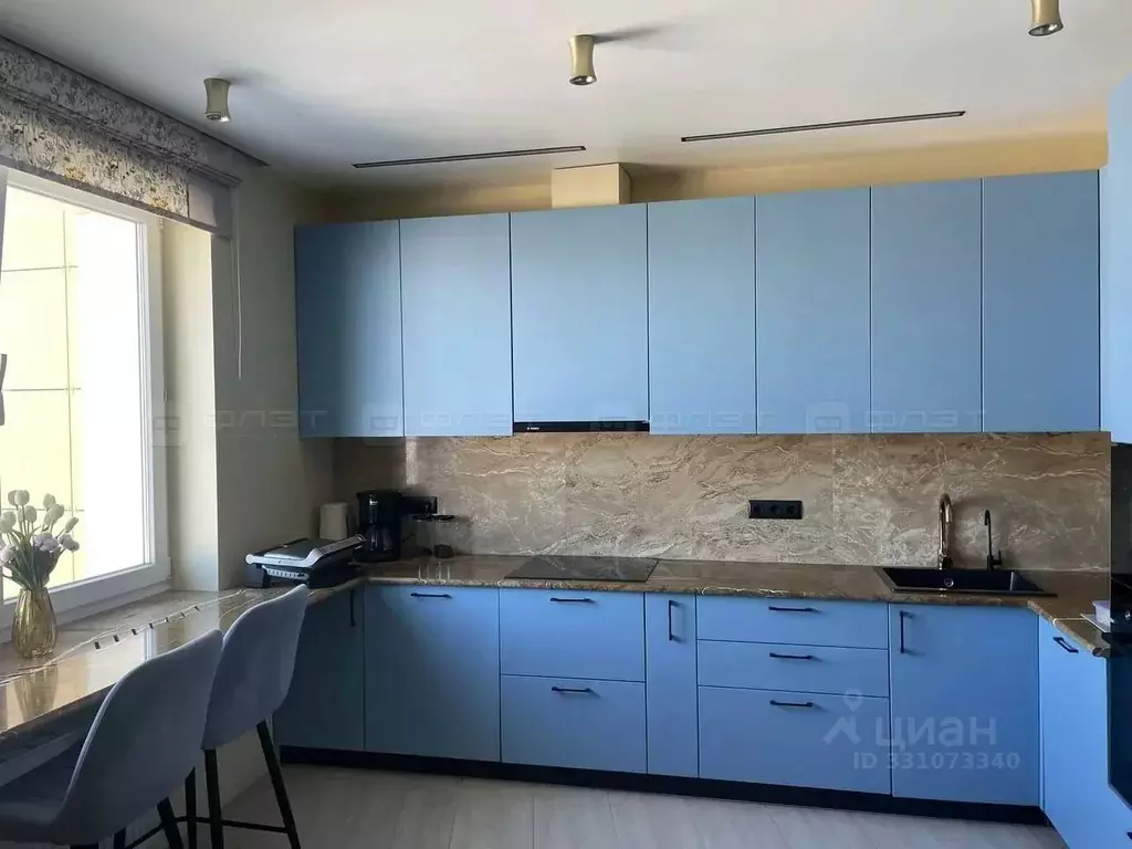 3-к кв. Татарстан, Казань ул. Павлюхина, 108Б (93.3 м) - Фото 1