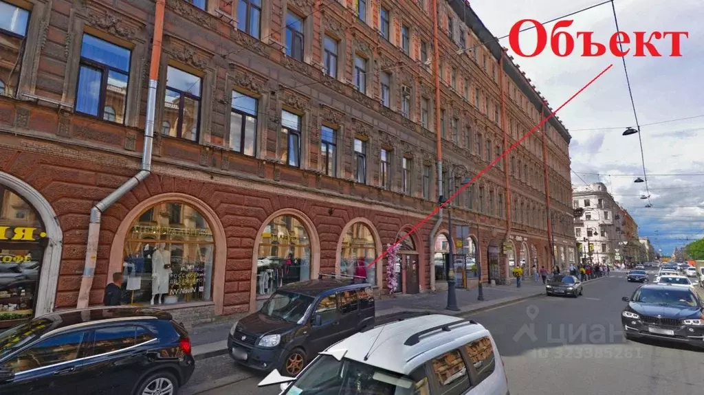 Помещение свободного назначения в Санкт-Петербург Владимирский просп., ... - Фото 2