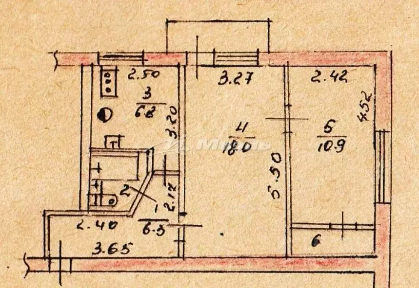 2-к кв. Крым, Белогорский район, с. Крымская Роза ул. Юбилейная, 3 ... - Фото 2