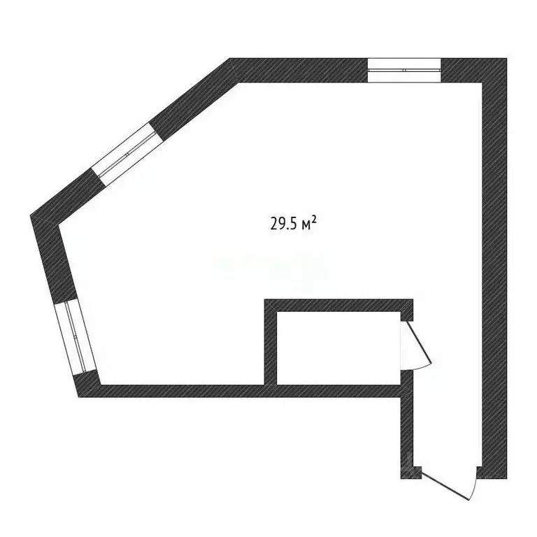 1-к кв. Нижегородская область, Нижний Новгород Грузинская ул., 27/24 ... - Фото 1