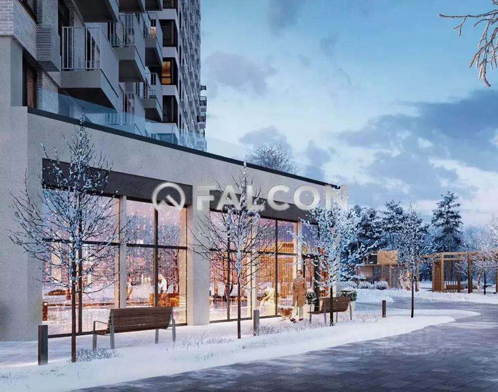 Помещение свободного назначения в Москва Аквилон Бисайд 2.0 жилой ... - Фото 1