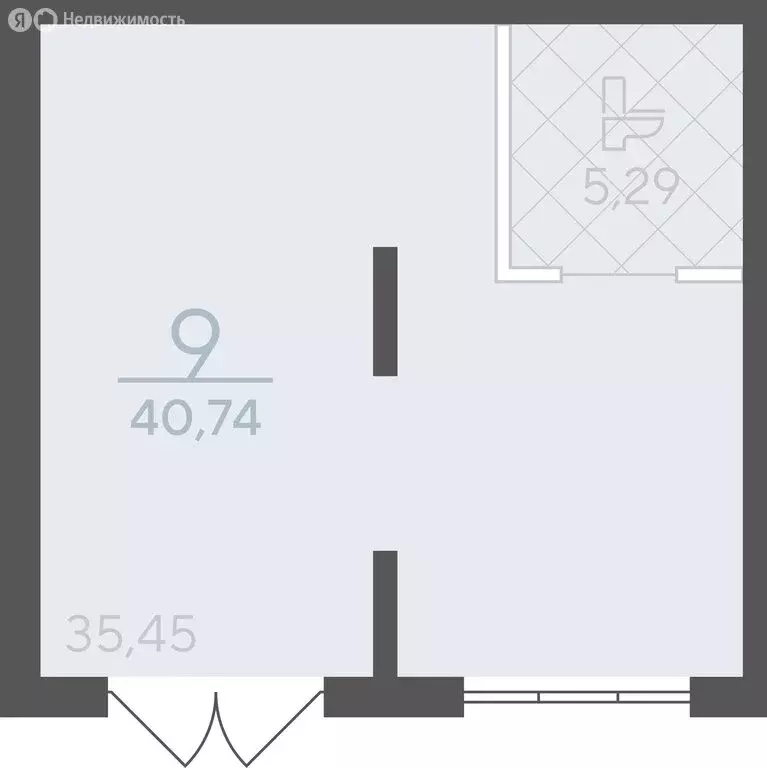 Офис (40.74 м) - Фото 2