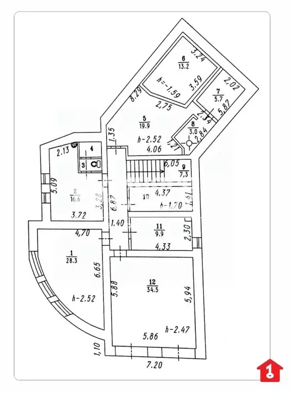 Дом в Омская область, Омск ул. Суворова, 82 (511 м) - Фото 2