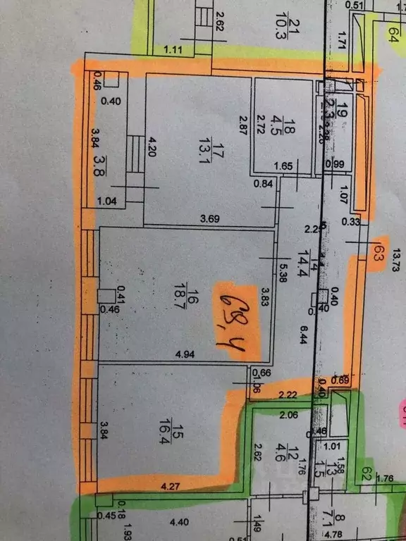 2-к кв. Самарская область, Самара Ново-Садовая ул., 311Б (69.4 м) - Фото 1