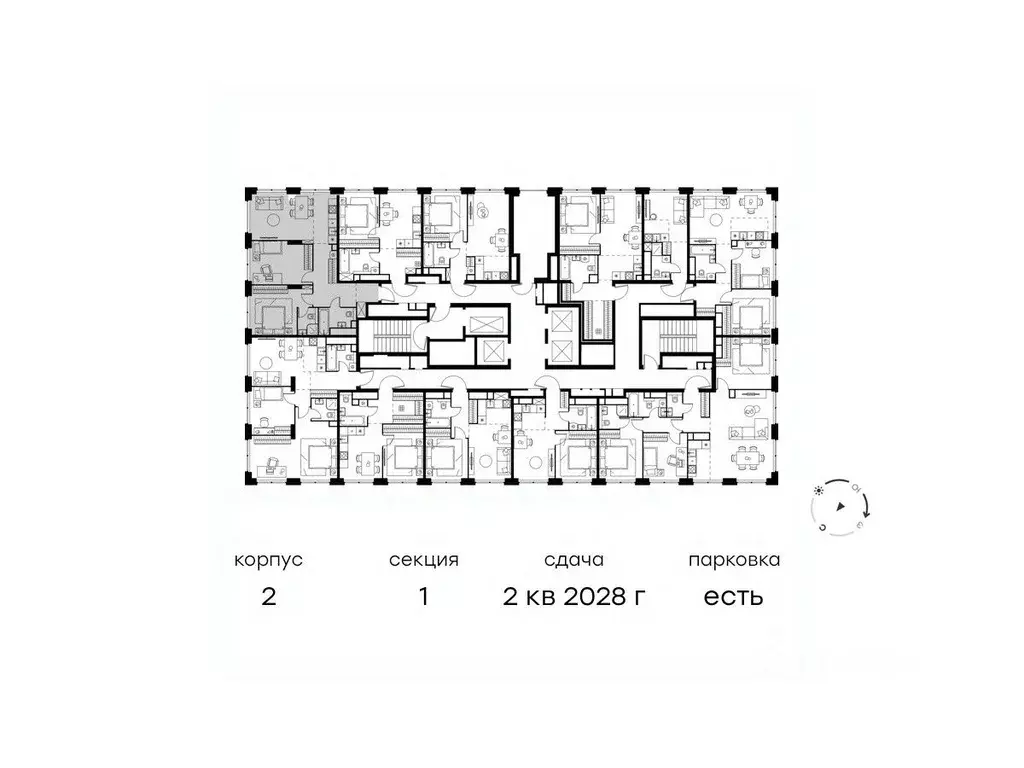 3-к кв. Москва Левел Звенигородская жилой комплекс (70.5 м) - Фото 1