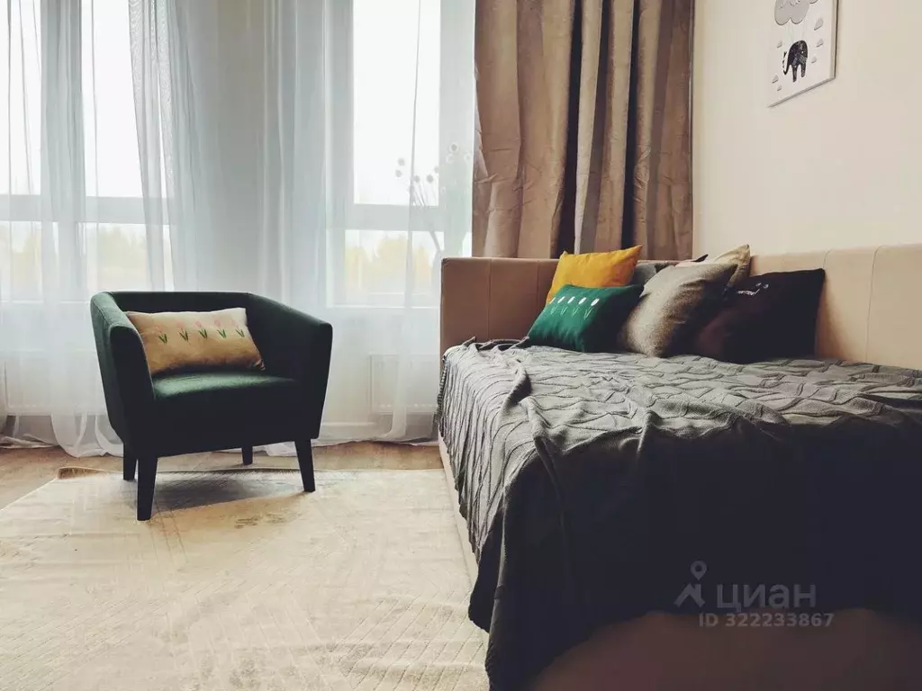 1-к кв. Башкортостан, Уфа ул. Ивана Спатара, 14 (22.32 м) - Фото 0