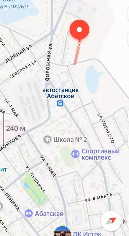 Участок в село Абатское, улица Свободы (9 м) - Фото 2